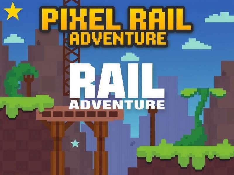 Pixel Rail Adventure - Explore the vibrant pixel world Pixel Rail Adventure Game Banner